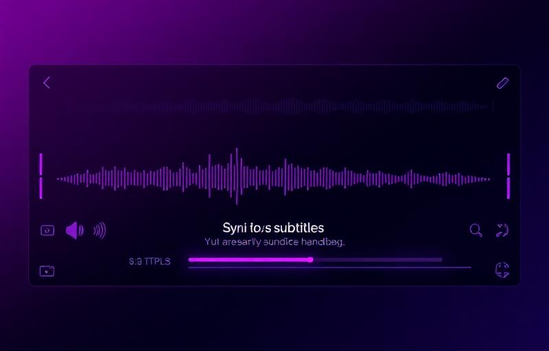 Audio and subtitle management graphic