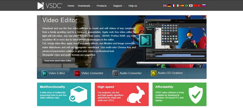 vsdc free video editor | camtasia alternatives