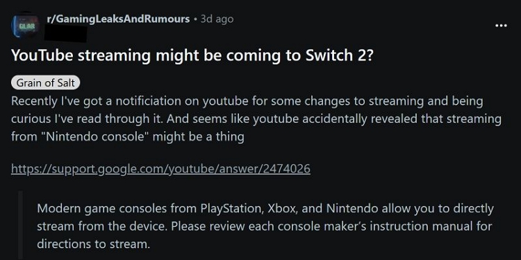 Nintendo Switch 2 | Watch YouTube on Nintendo Switch