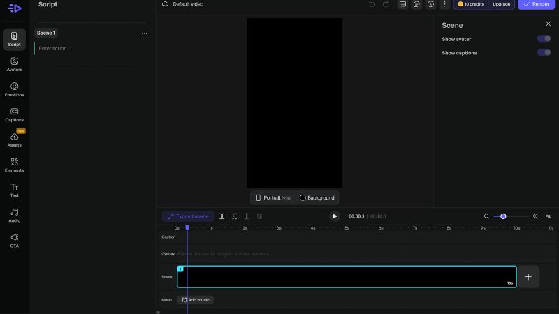 timeline editor | UGC Video Makers for Creating YouTube Shorts