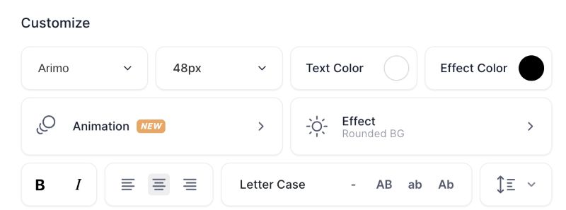 editing controls | UGC Video Makers for Creating YouTube Shorts