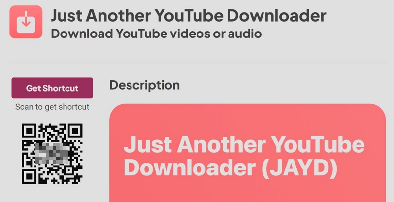 add YouTube downloader shortcut | Save YouTube Videos to Your iPhone Camera Roll
