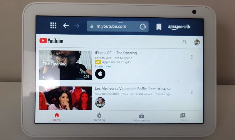 pair AirPods | Watch YouTube on Echo Show