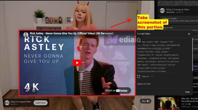 Watch on YouTube message | Embed a YouTube Video in an Email