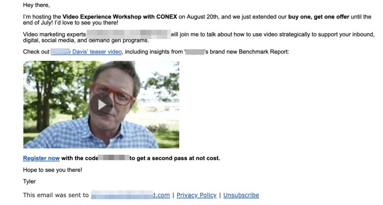 insert a thumbnail | Embed a YouTube Video in an Email