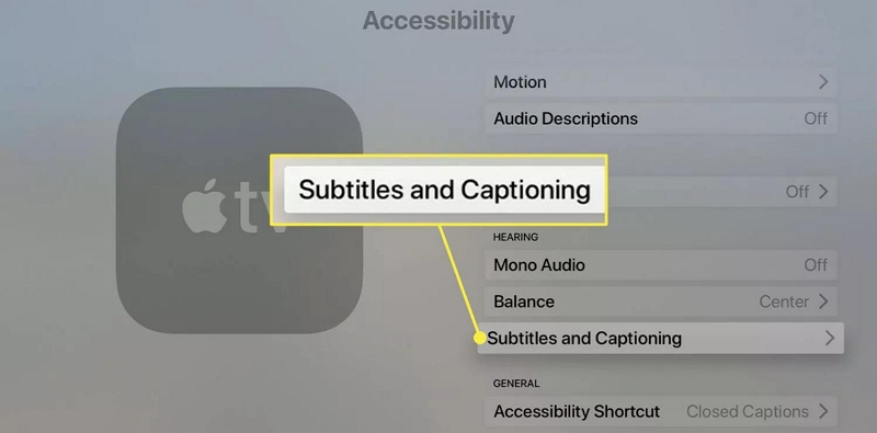 go to Settings > Accessibility | Turn on Subtitles on Paramount Plus