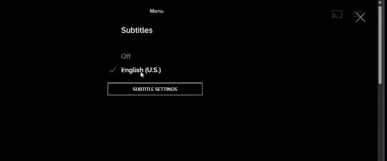 pick language | Turn on Subtitles on Paramount Plus