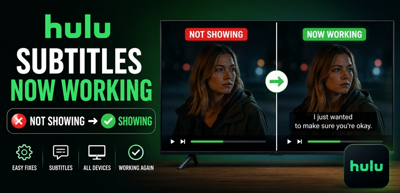 troubleshooting | hulu subtitles not working