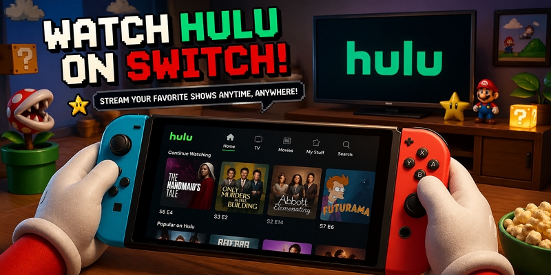 Hulu on Switch | can you watch hulu on nintendo switch