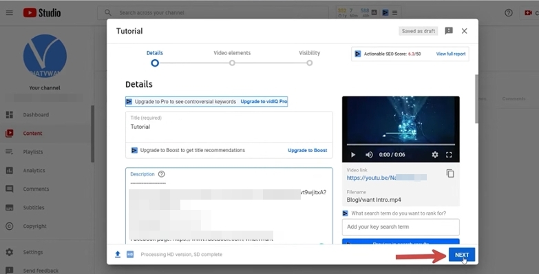 add title | Make a Private YouTube Video