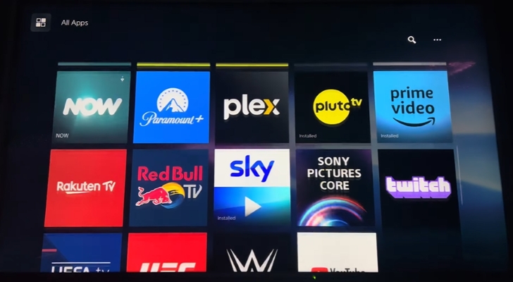 go to All Apps | Watch Paramount Plus on PS4/PS5