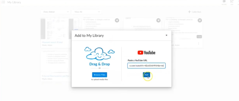 paste links | Embed YouTube Videos in Canvas