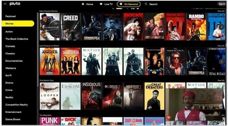 Pluto TV | sflix alternatives