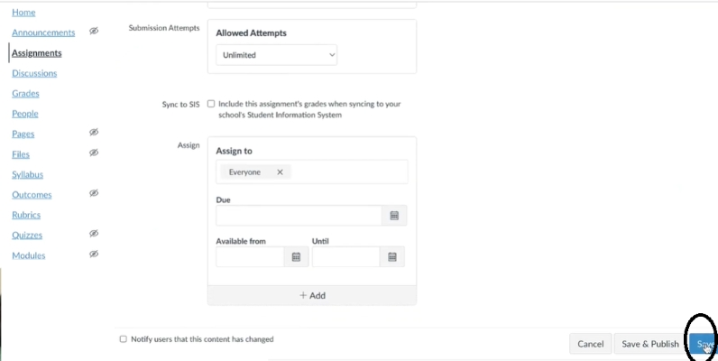 provide assignments | Embed YouTube Videos in Canvas