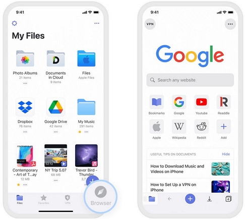 Documents app by Readdle | Save YouTube Videos to Your iPhone Camera Roll