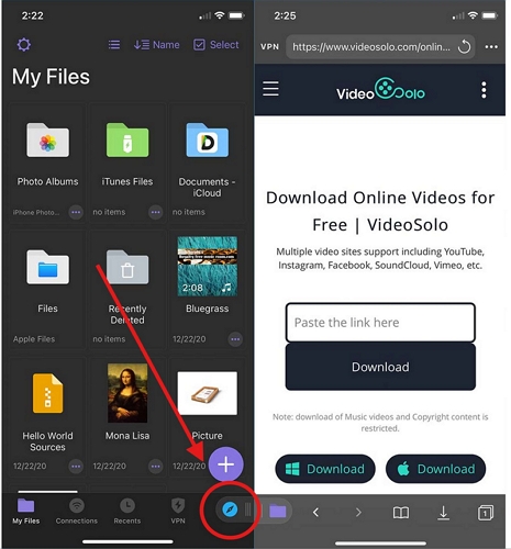hit Download | Save YouTube Videos to Your iPhone Camera Roll