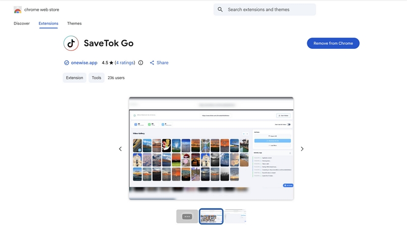 install SaveTok Go | TikTok Thumbnail Downloaders