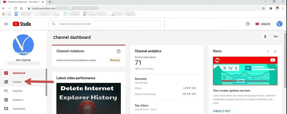 click Content | Make a Private YouTube Video