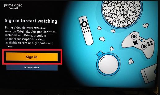 choose Sign in | Watch Paramount Plus on PS4/PS5