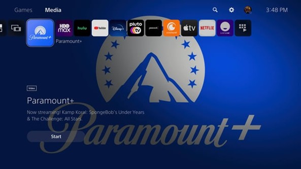 press Start | Watch Paramount Plus on PS4/PS5