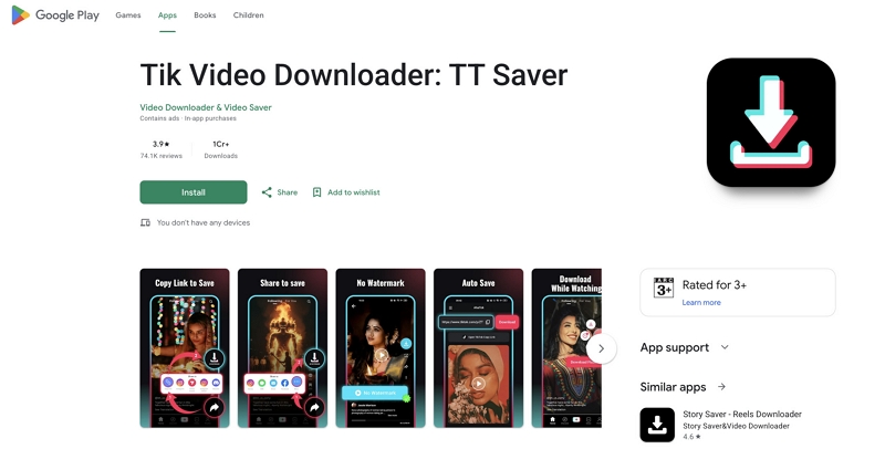 TT Saver | TikTok Thumbnail Downloaders