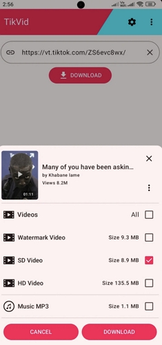 select Download | TikTok Thumbnail Downloaders