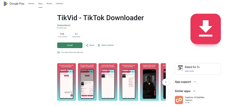 TikVid | TikTok Thumbnail Downloaders