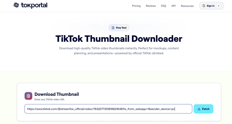 locate TikTok video | TikTok Thumbnail Downloaders