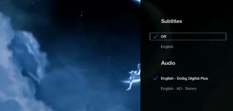 select preferred language | Turn on Subtitles on Paramount Plus