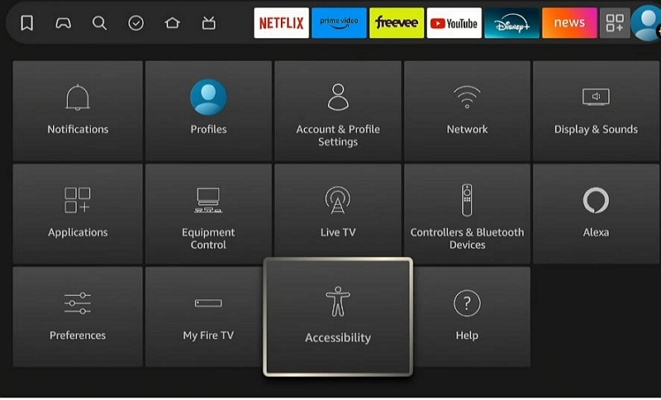 select Accessibility | Turn on Subtitles on Paramount Plus