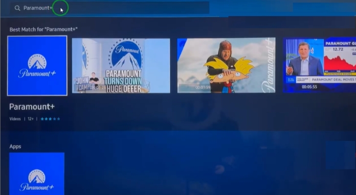 type Paramount Plus | Paramount Plus on Roku