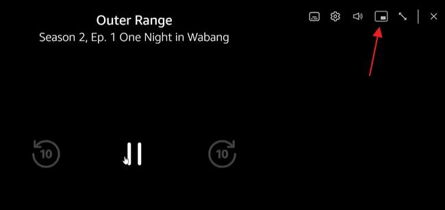 swipe up screen | Picture in Picture for Paramount Plus
