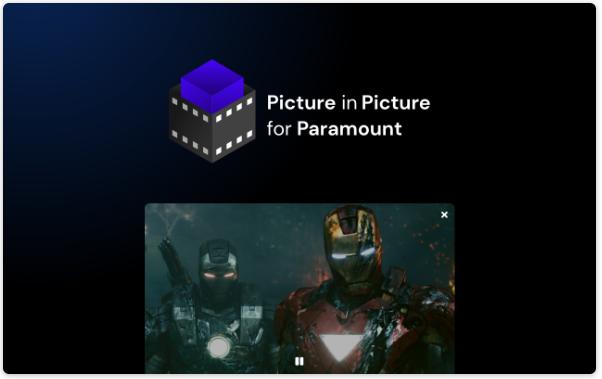 install PiP extension | Picture in Picture for Paramount Plus