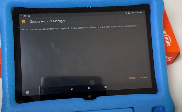press Cancel | Watch YouTube on Fire Tablet