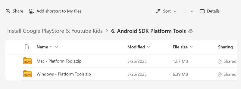 download Android SDK Platform Tools | Watch YouTube on Fire Tablet