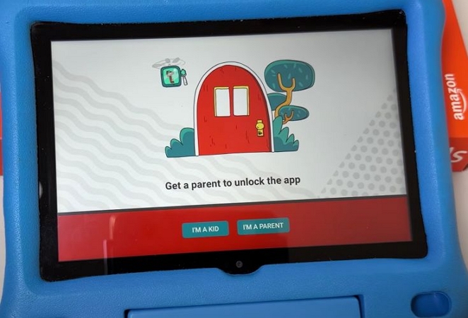 open parent profile | Watch YouTube on Fire Tablet